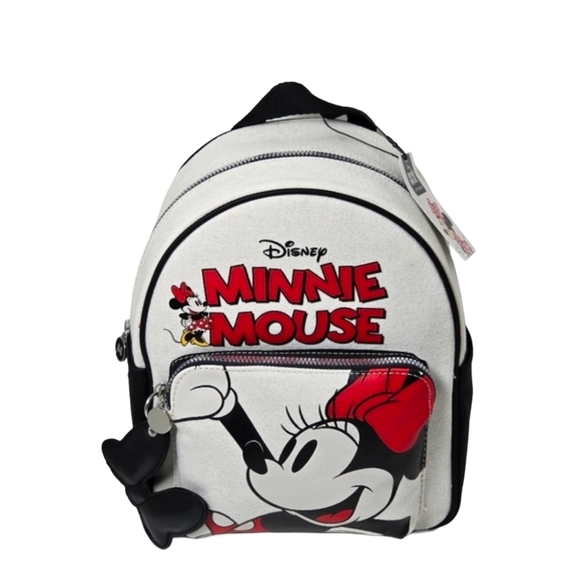 Disney Handbags - Disney Primark Minnie Mouse Canvas Mini Backpack NWT